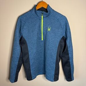 SPYDER Constant Knit 1/2 Zip Pullover Men’s Medium Style Blue 38199308